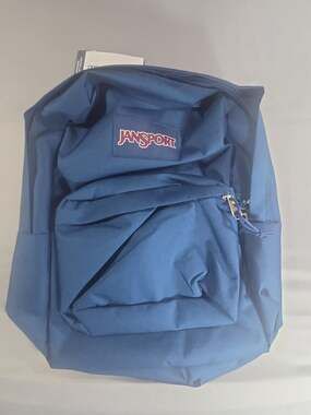 JanSport SuperBreak Navy Blue Backpack
